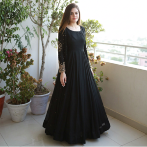 Black Long Gaown